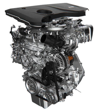 Zážehový přeplňovaný motor 1.3l GSE, pohon předních kol, 130 k (manuální převodovka) / 150 k (automatická převodovka DDCT) 